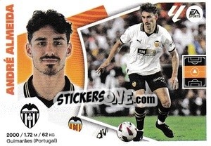 Sticker André Almeida (14) - LaLiga 2024-2025
 n. 536 - Colecciones ESTE