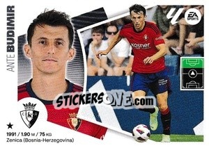Sticker Ante Budimir (20) - LaLiga 2024-2025
 n. 421 - Colecciones ESTE