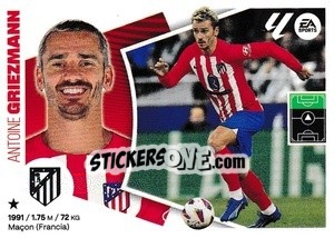 Sticker Antoine Griezmann (20) - LaLiga 2024-2025
 n. 91 - Colecciones ESTE