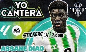 Sticker Assane Diao - LaLiga 2024-2025
 n. C5 - Colecciones ESTE