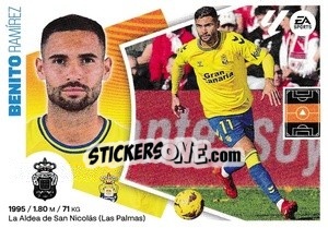 Sticker Benito Ramírez (14) - LaLiga 2024-2025
 n. 294 - Colecciones ESTE