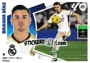 Sticker Brahim Díaz (18) - LaLiga 2024-2025
 n. 361 - Colecciones ESTE