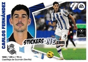 Cromo Carlos Fernández (20B) - LaLiga 2024-2025
 n. 483 - Colecciones ESTE