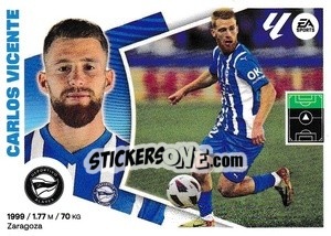 Sticker Carlos Vicente (17) - LaLiga 2024-2025
 n. 17 - Colecciones ESTE