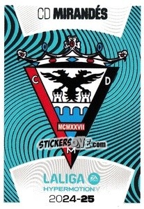 Sticker CD Mirandés (17) - LaLiga 2024-2025
 n. 667 - Colecciones ESTE