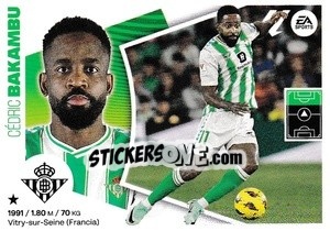 Sticker Cédric Bakambu (20) - LaLiga 2024-2025
 n. 152 - Colecciones ESTE