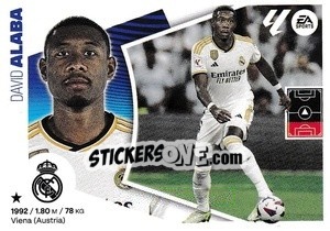 Sticker David Alaba (7) - LaLiga 2024-2025
 n. 347 - Colecciones ESTE
