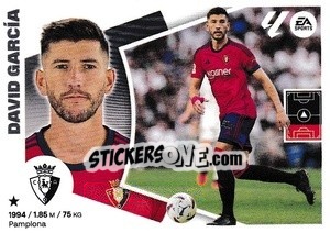 Sticker David García (8) - LaLiga 2024-2025
 n. 408 - Colecciones ESTE
