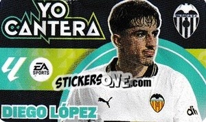 Sticker Diego López - LaLiga 2024-2025
 n. C18 - Colecciones ESTE