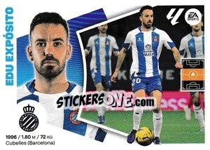 Sticker Edu Expósito (15A) - LaLiga 2024-2025
 n. 205 - Colecciones ESTE