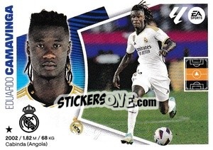 Sticker Eduardo Camavinga (12) - LaLiga 2024-2025
 n. 354 - Colecciones ESTE