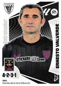Sticker Entrenador Athletic Club - Ernesto Valverde (2) - LaLiga 2024-2025
 n. 42 - Colecciones ESTE
