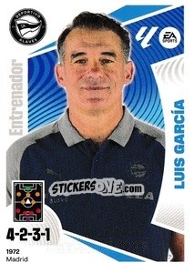 Sticker Entrenador Deportivo Alavés - Luis García (2) - LaLiga 2024-2025
 n. 2 - Colecciones ESTE