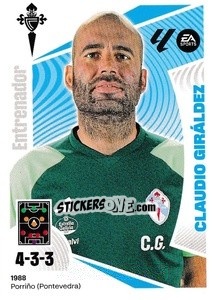 Sticker Entrenador RC Celta - Rafa Benítez (2) - LaLiga 2024-2025
 n. 162 - Colecciones ESTE