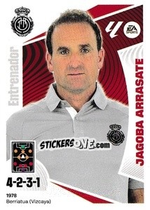 Sticker Entrenador RCD Mallorca - Jagoba Arrasate (2) - LaLiga 2024-2025
 n. 372 - Colecciones ESTE