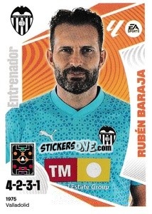 Sticker Entrenador Valencia CF - Rubén Baraja (2) - LaLiga 2024-2025
 n. 522 - Colecciones ESTE