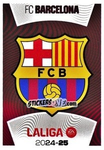 Sticker Escudo FC Barcelona (1) - LaLiga 2024-2025
 n. 101 - Colecciones ESTE