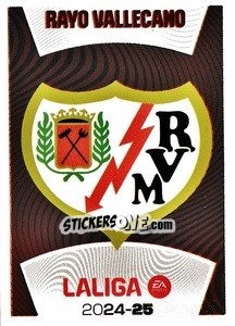 Sticker Escudo Rayo Vallecano (1) - LaLiga 2024-2025
 n. 431 - Colecciones ESTE