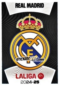 Sticker Escudo Real Madrid (1) - LaLiga 2024-2025
 n. 341 - Colecciones ESTE