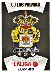 Cromo Escudo UD Las Palmas (1) - LaLiga 2024-2025
 n. 281 - Colecciones ESTE