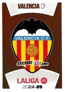 Sticker Escudo Valencia CF (1) - LaLiga 2024-2025
 n. 521 - Colecciones ESTE