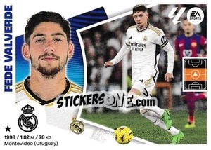 Sticker Fede Valverde (14) - LaLiga 2024-2025
 n. 357 - Colecciones ESTE