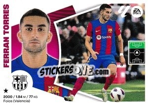 Sticker Ferran Torres (18A) - LaLiga 2024-2025
 n. 120 - Colecciones ESTE