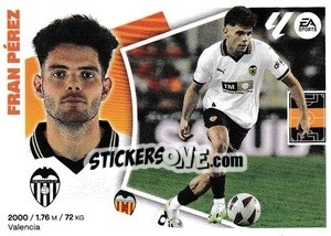 Sticker Fran Pérez (16) - LaLiga 2024-2025
 n. 538 - Colecciones ESTE