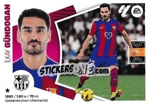 Sticker İlkay Gündoğan (11) - LaLiga 2024-2025
 n. 112 - Colecciones ESTE