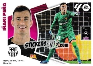 Sticker Iñaki Peña (4) - LaLiga 2024-2025
 n. 104 - Colecciones ESTE