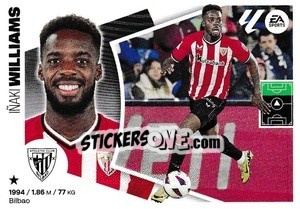 Sticker Iñaki Williams (19) - LaLiga 2024-2025
 n. 60 - Colecciones ESTE