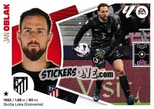 Sticker Jan Oblak (3) - LaLiga 2024-2025
 n. 73 - Colecciones ESTE