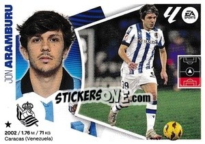 Cromo Jon Aramburu (10B) - LaLiga 2024-2025
 n. 472 - Colecciones ESTE