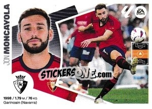 Sticker Jon Moncayola (12) - LaLiga 2024-2025
 n. 412 - Colecciones ESTE
