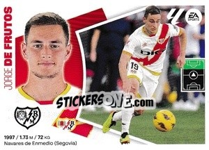 Sticker Jorge de Frutos (17) - LaLiga 2024-2025
 n. 448 - Colecciones ESTE