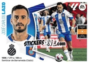 Sticker José Carlos Lazo (15B) - LaLiga 2024-2025
 n. 206 - Colecciones ESTE
