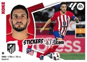 Sticker Koke (11) - LaLiga 2024-2025
 n. 81 - Colecciones ESTE