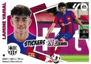 Sticker Lamine Yamal (20) - LaLiga 2024-2025
 n. 123 - Colecciones ESTE