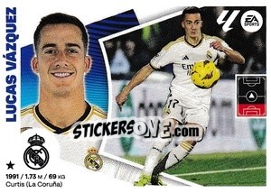Sticker Lucas Vázquez (9A) - LaLiga 2024-2025
 n. 349 - Colecciones ESTE