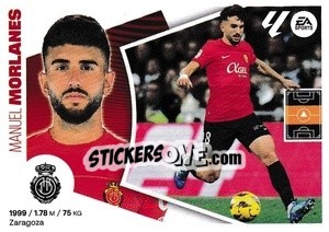 Sticker Manu Morlanes (17A) - LaLiga 2024-2025
 n. 388 - Colecciones ESTE