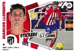 Sticker Marcos Llorente (13) - LaLiga 2024-2025
 n. 84 - Colecciones ESTE