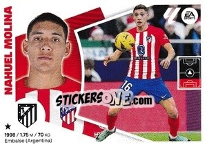 Sticker Nahuel Molina (5) - LaLiga 2024-2025
 n. 75 - Colecciones ESTE