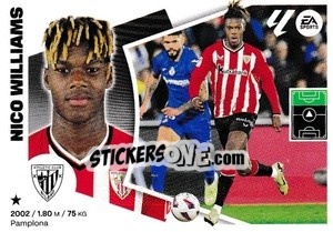 Sticker Nico Williams (18) - LaLiga 2024-2025
 n. 59 - Colecciones ESTE