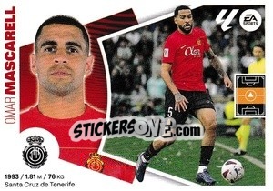 Sticker Omar Mascarell (12) - LaLiga 2024-2025
 n. 383 - Colecciones ESTE
