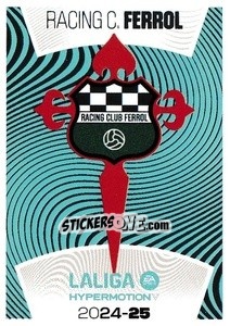 Sticker Racing de Ferrol (12) - LaLiga 2024-2025
 n. 662 - Colecciones ESTE