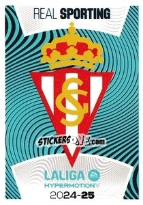 Sticker Real Sporting Gijón (20) - LaLiga 2024-2025
 n. 670 - Colecciones ESTE