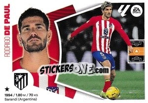 Sticker Rodrigo De Paul (10) - LaLiga 2024-2025
 n. 80 - Colecciones ESTE