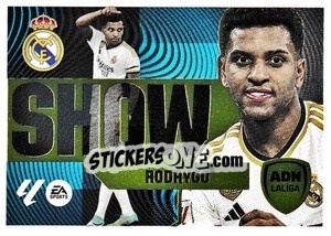 Sticker Rodrygo( 10) - LaLiga 2024-2025
 n. 620 - Colecciones ESTE