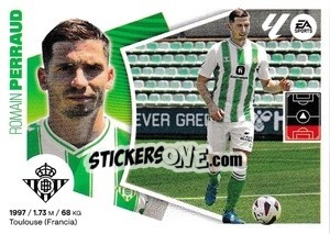 Sticker Romain Perraud (1) - Real Betis - LaLiga 2024-2025
 n. 681 - Colecciones ESTE
