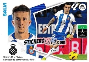 Sticker Salvi Sánchez (17A) - LaLiga 2024-2025
 n. 208 - Colecciones ESTE